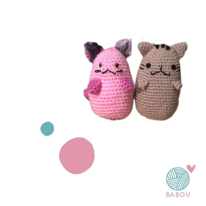 Gatitos amigurumi pusheen de Babou Handmade