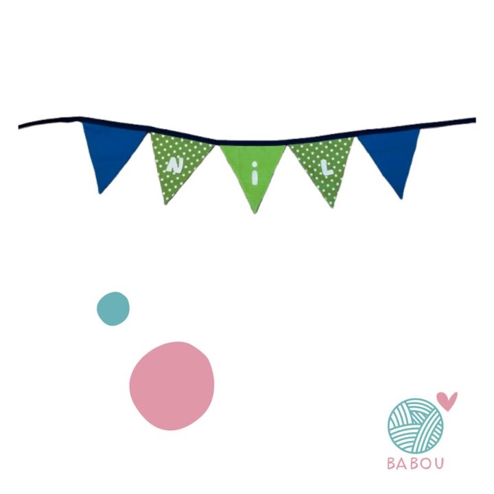Banderines textiles de Babou Handmade