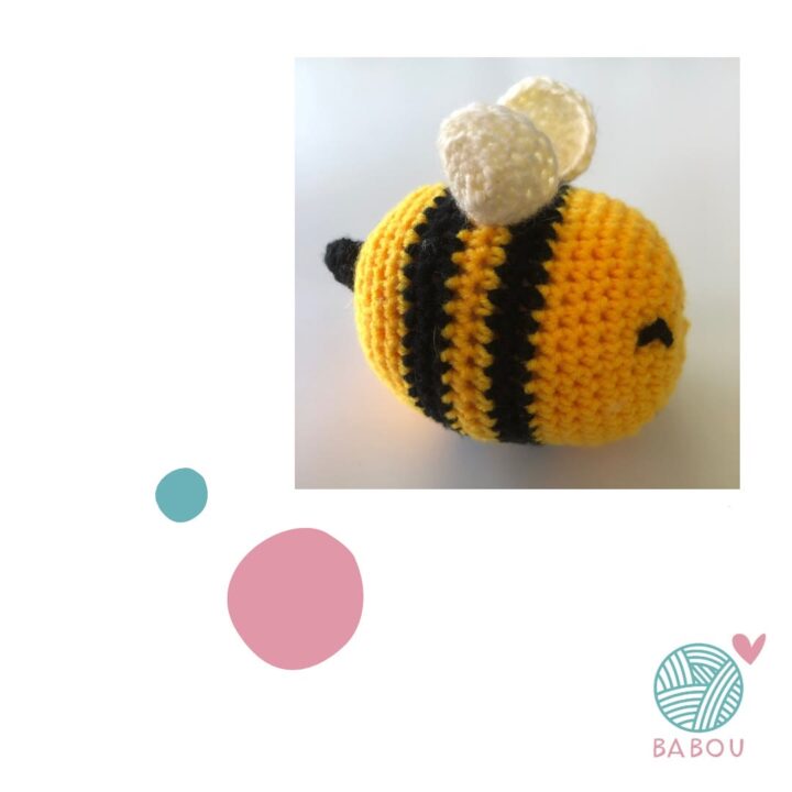 Abeja amigurumi de Babou Handmade