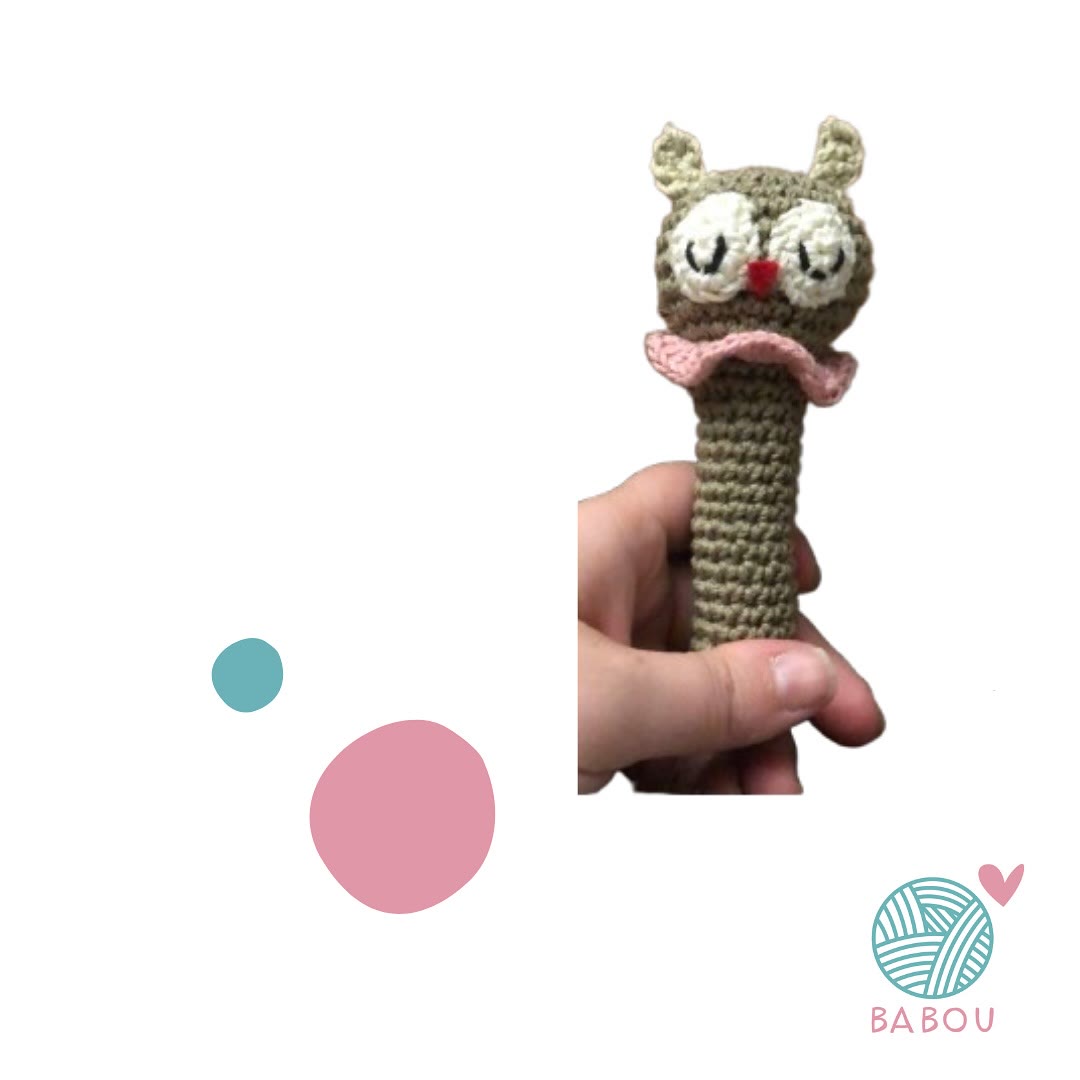 Búho amigurumi de Babou Handmade