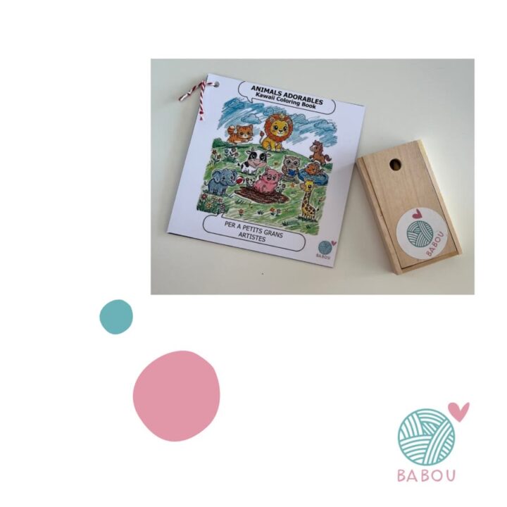 Pack creativo para colorear de Babou Handmade