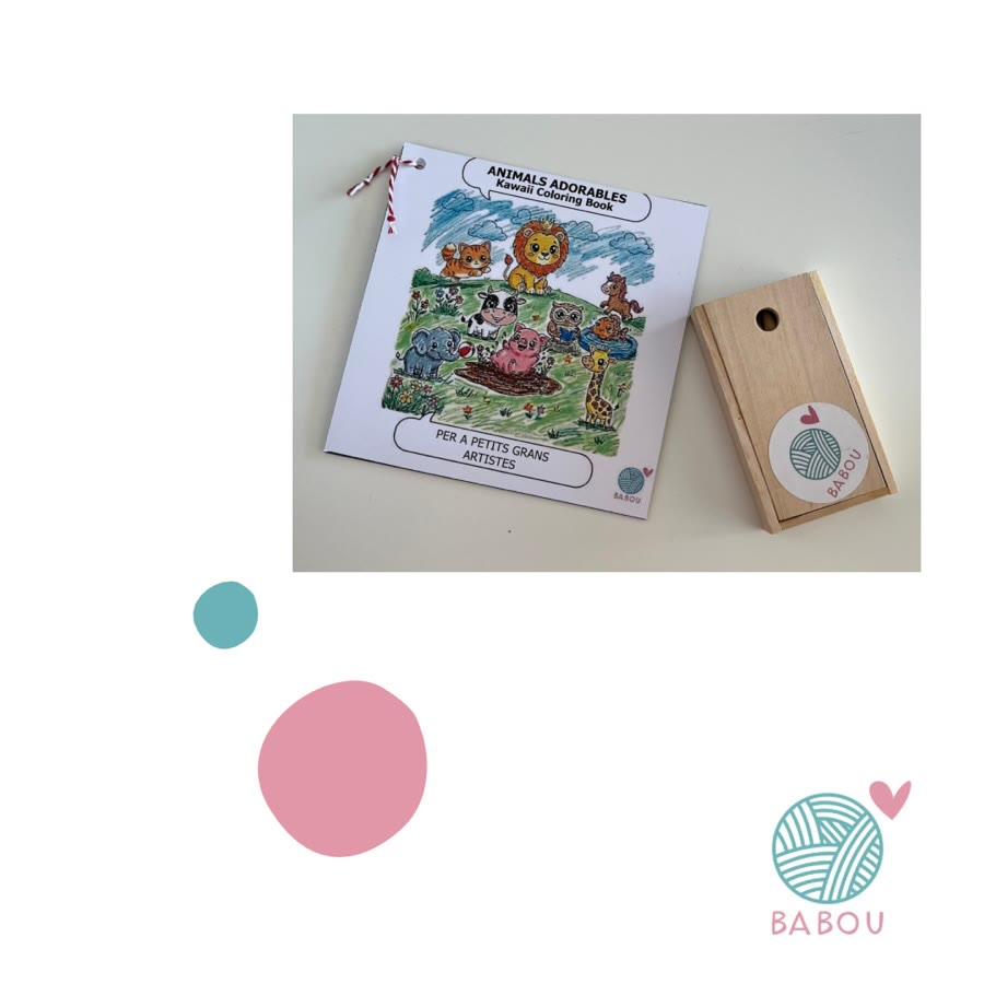 Creative colouring set by Babou Handmade