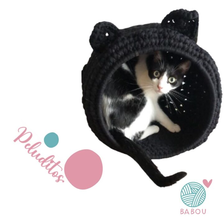 Cama de gato a trapillo de Babou Handmade