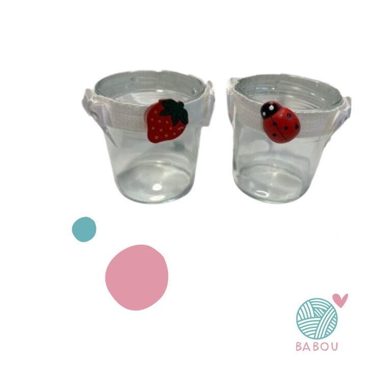 Portavelas primaverales de Babou Handmade