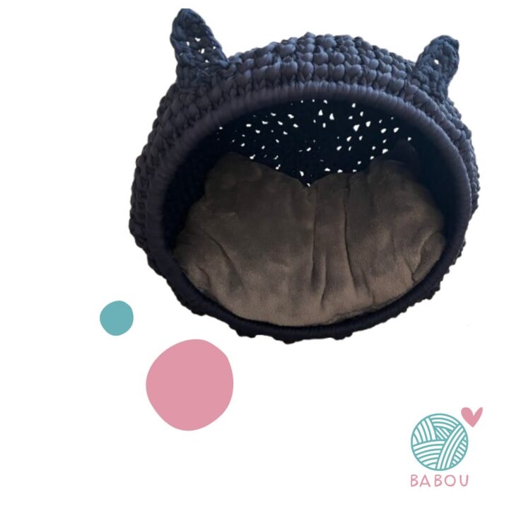 Cama de gato a trapillo de Babou Handmade