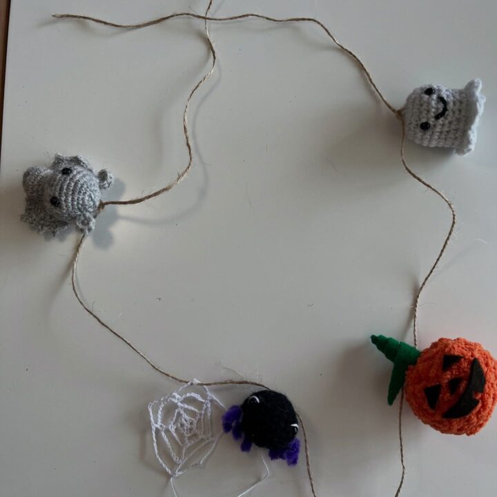 Guirnalda crochet de Halloween de Babou Handmade