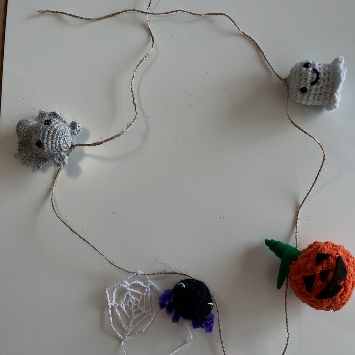 Guirnalda crochet de Halloween de Babou Handmade