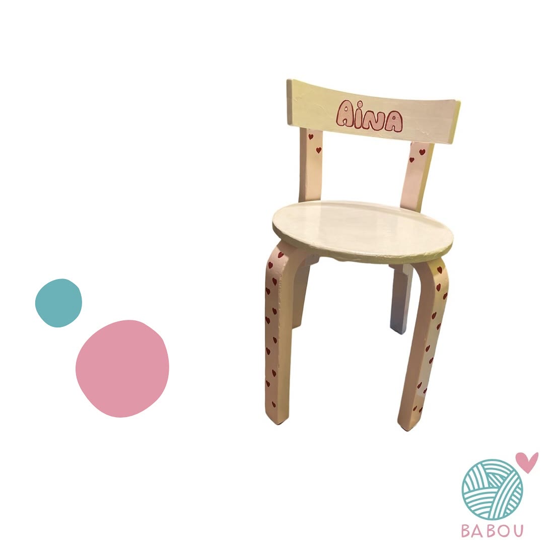 Personalised chairs by Babou Handmade